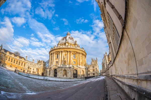 Radcliff Kamerası Oxford Karlı Bir Sabah Birleşik Krallık — Stok fotoğraf