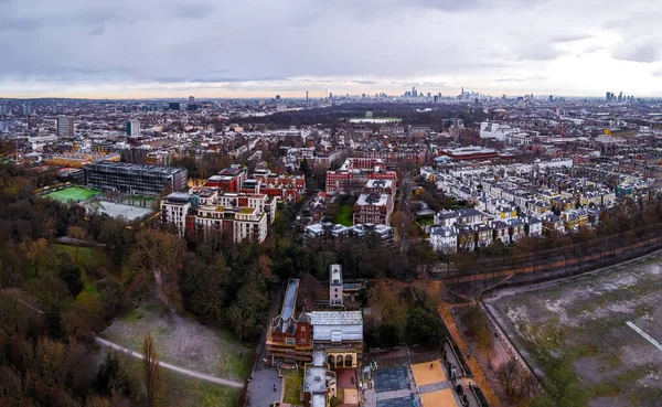 Vista Aérea Del Parque Holland Área Kensington Londres Inglaterra Reino —  Fotos de Stock