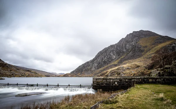 Ngiltere Nin Kuzeybatı Galler Dağlık Bir Bölge Olan Snowdonia Manzarası — Stok fotoğraf