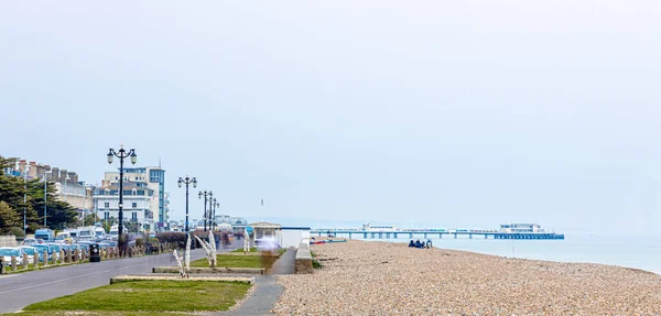 Aerial View Worthing Pier Public Pleasure Pier Worthing West Sussex — ストック写真