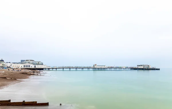 Aerial View Worthing Pier Public Pleasure Pier Worthing West Sussex — Stock Photo, Image