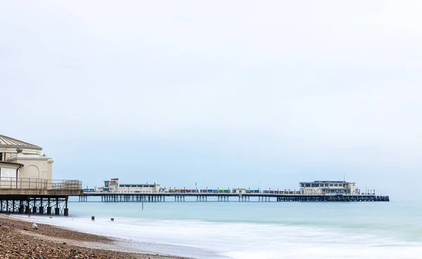 Aerial View Worthing Pier Public Pleasure Pier Worthing West Sussex — Stock Photo, Image