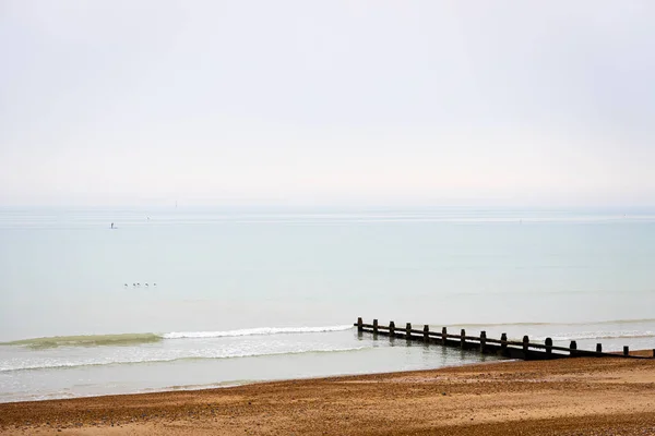 View Empty Seaside Wessex England — Stockfoto