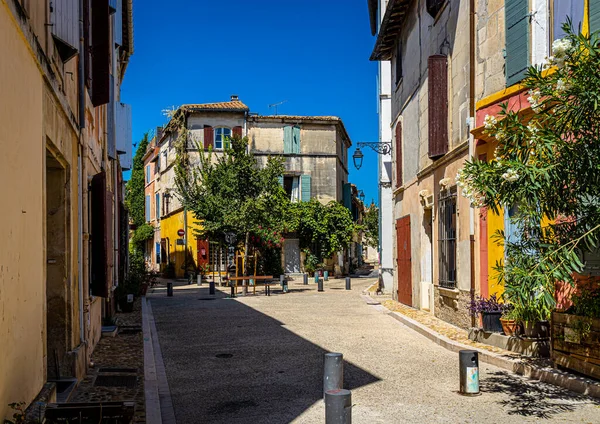 Vista Aerea Arles Una Città Sul Fiume Reno Nella Regione — Foto Stock