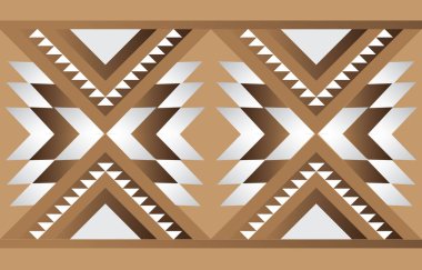 Soyut güzel kumaş geometrik desen geleneksel arka plan, halı, duvar kağıdı, giysi, ambalaj, Batik, kumaş, sarong, Vektör illüstrasyon nakış tarzı, vektör illüstratörü.