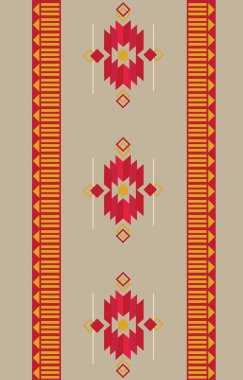 aztec dikişsiz desen, kabile mavisi ve altın arkaplan, geometrik etnik desen geleneksel tasarım, halı, duvar kağıdı, giysi, ambalaj, Batik, kumaş, sarong, vektör çizer.