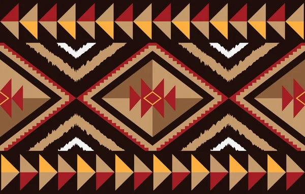 Soyut renkli kumaş Geometrik desenli dikişsiz çiçek rengi doğulu. Kusursuz desen. Kumaş, perde, arkaplan, halı, duvar kağıdı, giysi, ambalaj, Batik, kumaş, vektör için tasarım