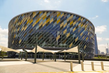 Dubai, Birleşik Arap Emirlikleri, 14 Nisan 2019. Coca-Cola Arena, Birleşik Arap Emirlikleri 'nin Dubai şehrinde yer alan çok amaçlı kapalı bir arenadır..