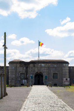 Belgium, Puurs, April 16, 2021. Fort Breendonk was a concentration camp during WWII