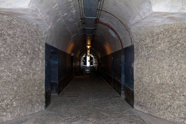 Belgium Puurs April 2021 Fort Breendonk Concentration Camp Wwii Corridor — Stock Photo, Image