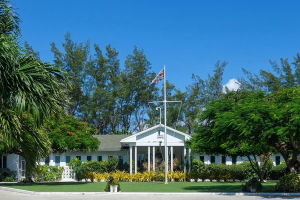 George Town Kaimaninseln Februar 2012 Government House Ist Die Offizielle — Stockfoto