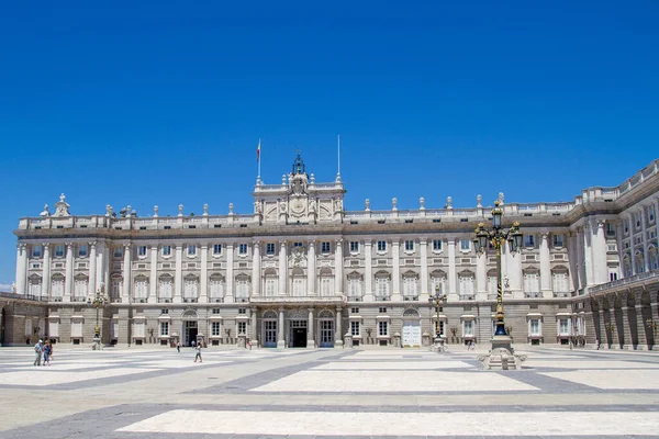 Madrid Spanje Juli 2016 Het Koninklijk Paleis Van Madrid Palacio — Stockfoto