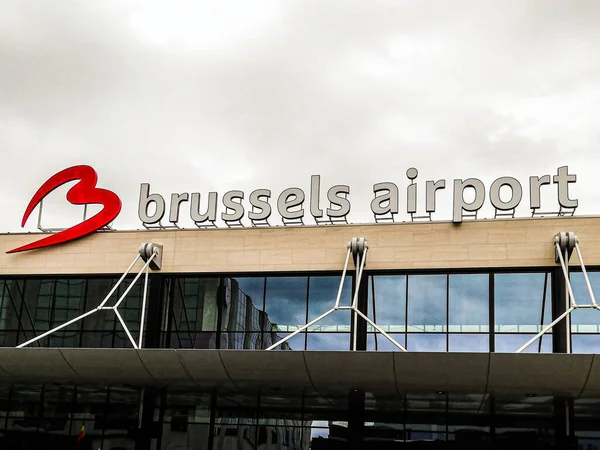 Bruksela Belgia Lipca 2021 Port Lotniczy Bruksela Lotnisko Narodowe Bruksela — Zdjęcie stockowe