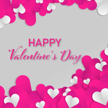 Sevgililer günün kutlu olsun vektör tebrik kartı..