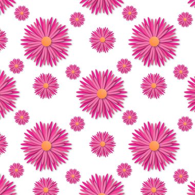 Güzel arka plan dikişsiz çiçek deseni. Çiçekli modern duvar kâğıdı.