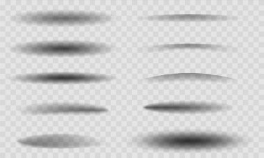 Yumuşak kenarlı vektör gölgeleri kümesi 