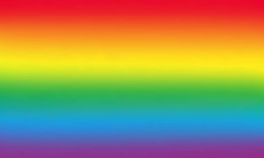 Parlak gökkuşağı renklerinde renkli soyut bir arkaplan. LGBTQ 'nun renkli sembolü. Vektör illüstrasyonu.