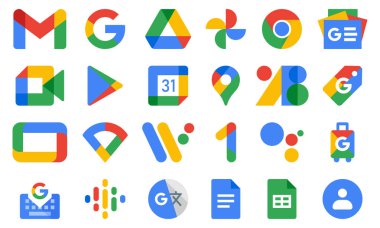 Yeni Google çarpım simgeleri kümesi