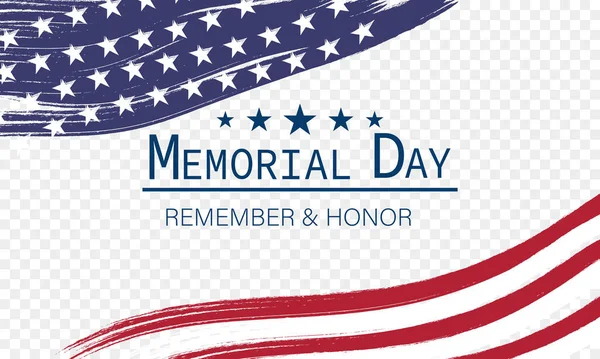 Memorial Day Banner for Holiday and Sales Day