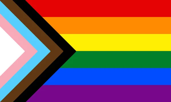 Nueva Bandera Del Orgullo Lgbtq — Vector de stock