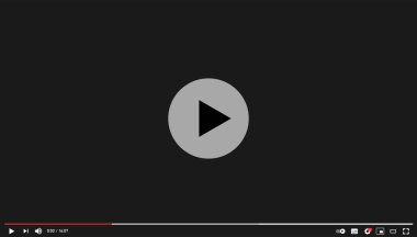 Youtube video oynatıcı şablonu