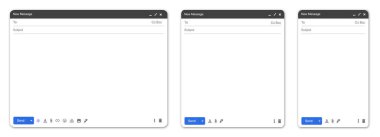 E- posta arayüzü kümesi