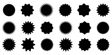 Kara satış etiketleri.