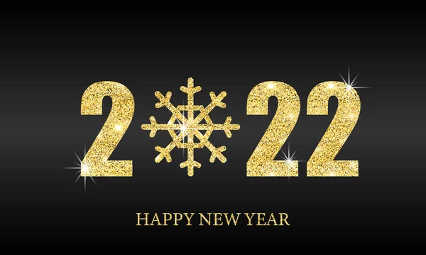 Happy New Year 2022 — Stock Vector