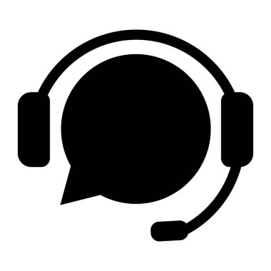 Support service with headphones