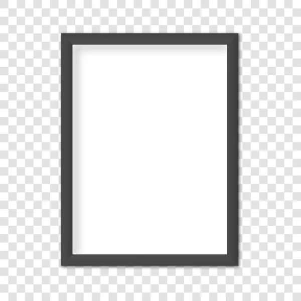 Біла Порожня Рамка Зображення Плаката Або Фотографії — стоковий вектор