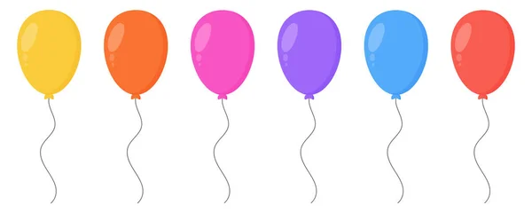Set Von Cartoon Luftballons — Stockvektor