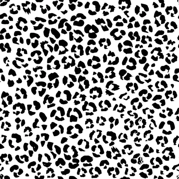 Abstraktes Leopardenfell Mit Nahtlosem Muster Jaguar Leopard Gepard Panther Schwarz — Stockfoto