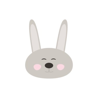 Şirin tavşanın el çizimi vektör çizimi, çocuk gömleği tasarımı, moda deseni, moda grafikleri için kullanılabilir.