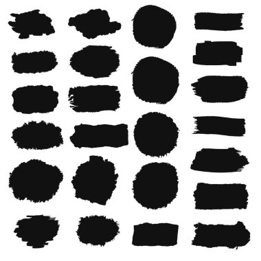 Fırça darbesi mürekkep hattı. Arkaplanı boya. Vektör illüstrasyonu