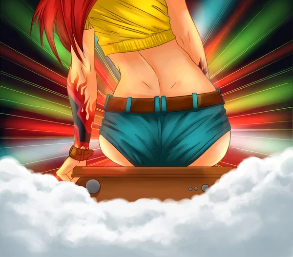 Vecteurs Pour Tatouage Sur Le Dos De La Jeune Femme