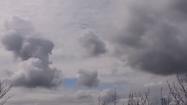 Stürmische Wolken — Stockvideo