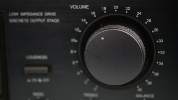 Volume control up and down — Stock Video