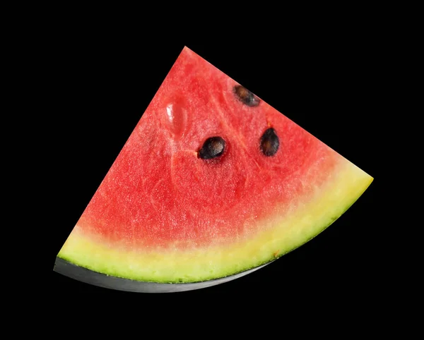 Frische Rote Wassermelonenscheiben Oder Stücke Und Halb Isoliert Mit Clipping — Stockfoto