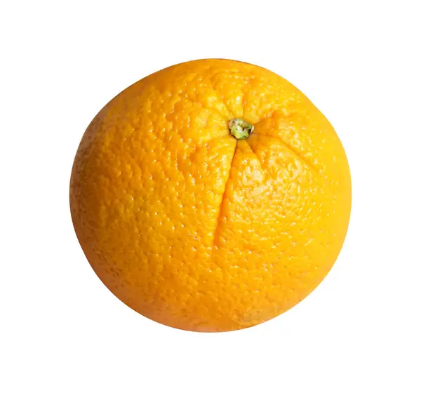 Eine Reihe Von Orange Isoliert Mit Clipping Pfad Weißem Hintergrund — Stockfoto