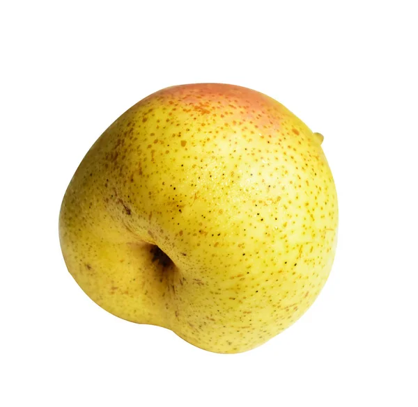 Świeże Owoce Gruszek Izolowane Ścieżką Wycinania Białym Tle Bez Cienia — Zdjęcie stockowe