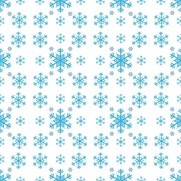 Seamless Pattern Snowflake White Background Plants Seamless Pattern Concept — Stock Photo, Image