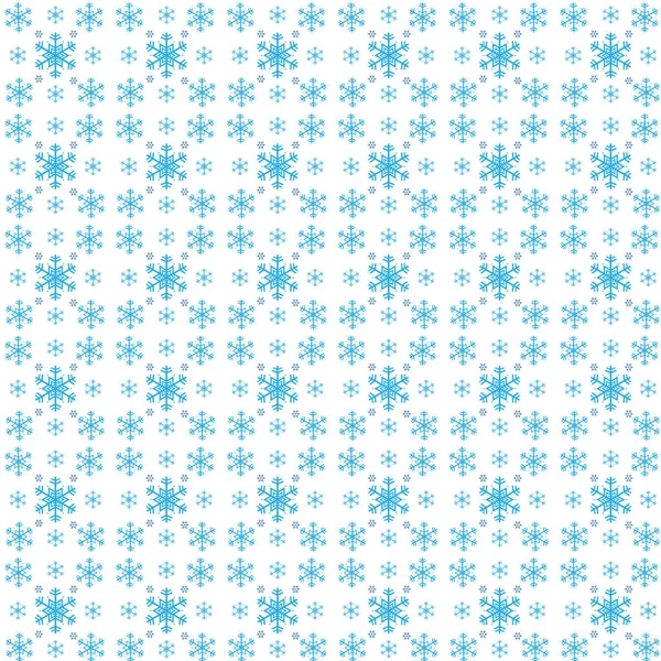 Seamless Pattern Snowflake White Background Plants Seamless Pattern Concept — Stock Photo, Image