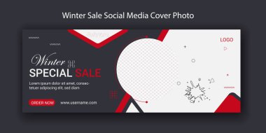  Kış Özel Satışı için Sosyal Medya Fotoğraf Şablonu Tasarımı. Sezonluk indirimli reklam kapak sayfası. Yeni İşletmeyi Artırmak İçin Düzenlenebilir Web Afişi.