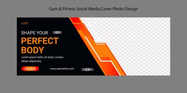 Sağlık ve Sağlık Hizmetleri Sosyal medya kapağı fotoğraf şablonu tasarımı. Sosyal medya afişi için spor salonu kapağı fotoğraf tasarımı. Düzenlenebilir spor yoga dijital pazarlama web paneli tasarımı düzeni.