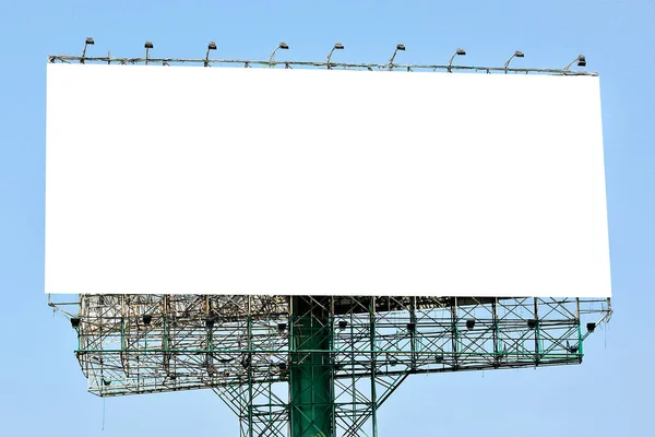 Billboard Blank Outdoor Advertising Poster Blank Billboard Advertisement — Stock Photo, Image