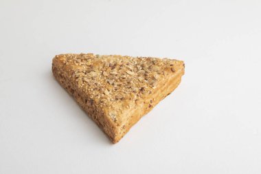 Beyaz arkaplandaki İntegral Pasta Üçgeni