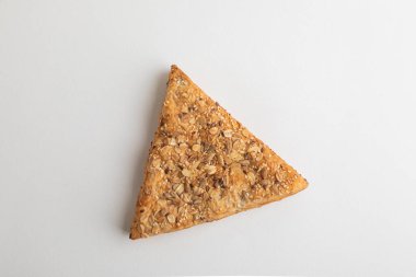 Beyaz arkaplandaki İntegral Pasta Üçgeni