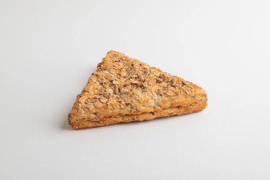 Beyaz arkaplandaki İntegral Pasta Üçgeni