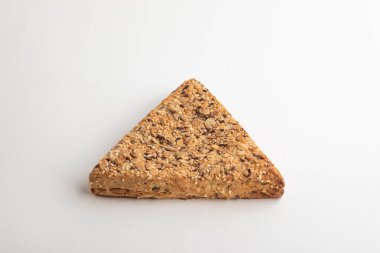 Beyaz arkaplandaki İntegral Pasta Üçgeni