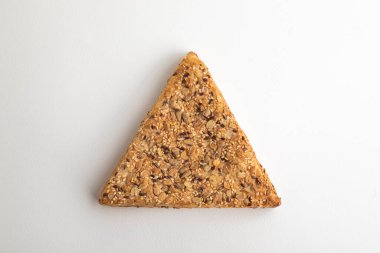 Beyaz arkaplandaki İntegral Pasta Üçgeni